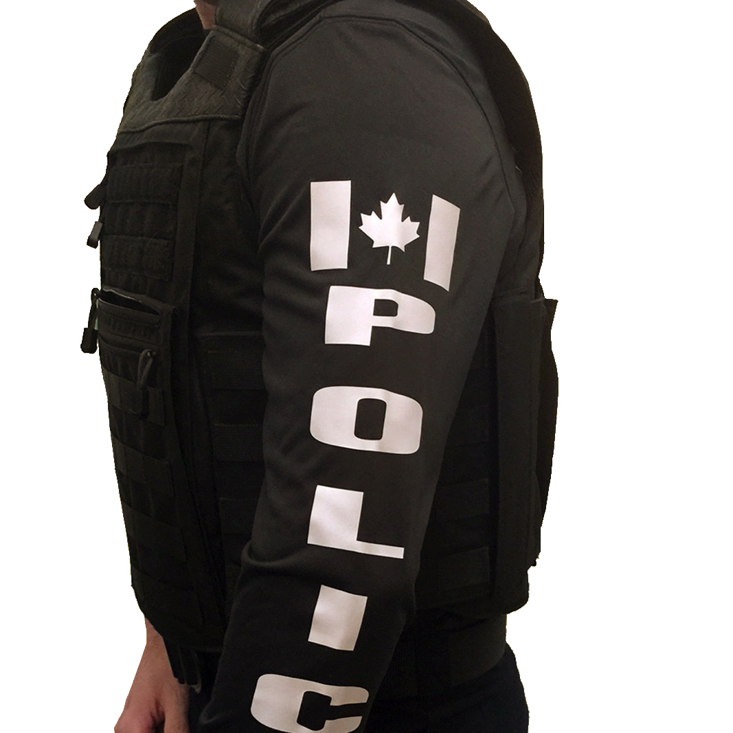 under armour police hoodie