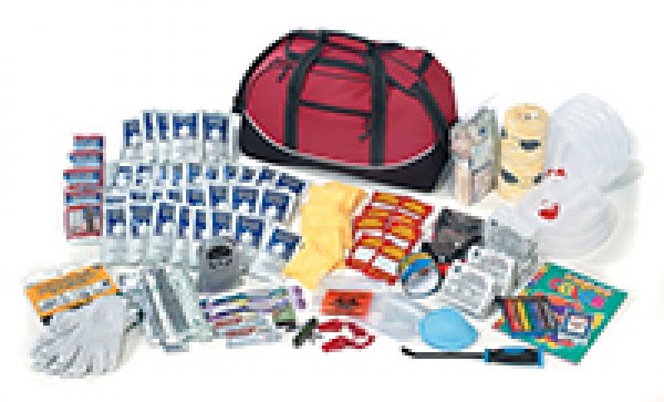 DELUXE 4 PERSON, 3 DAY DISASTER SURVIVAL KIT FAKSURD43